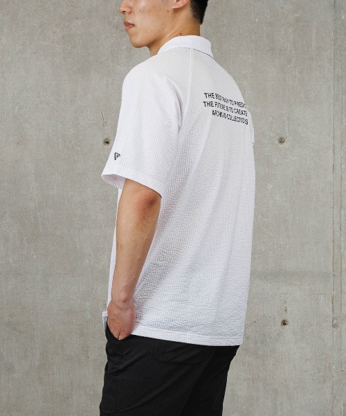 archivio（アルチビオ） ニューエラ ポロシャツ 半袖 「MENS」シアー