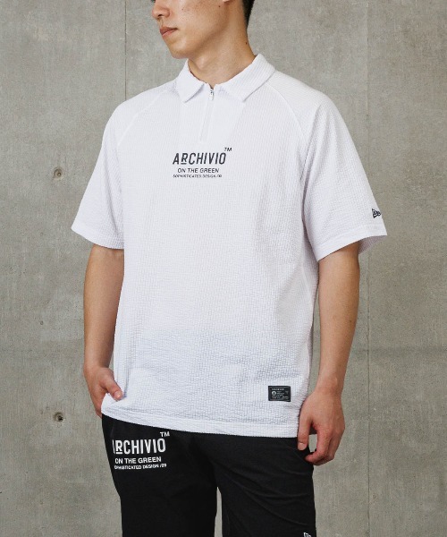 archivio（アルチビオ） ニューエラ ポロシャツ 半袖 「MENS」シアー