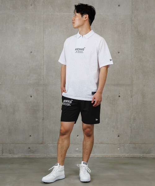 archivio（アルチビオ） ニューエラ ポロシャツ 半袖 「MENS」シアー