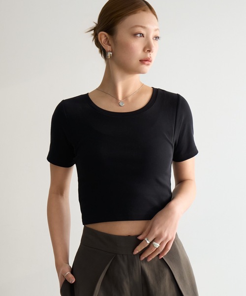 「BAMBI WATER」 半袖Tシャツ S ヘザーグレー レディース_画像9