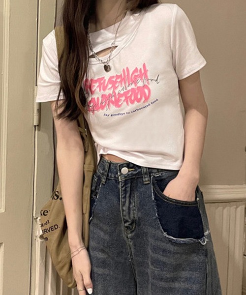 「HALEY PESCA」 半袖カットソー MEDIUM ブラック レディース_画像6