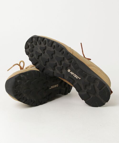 「HI-TEC」 ローカットスニーカー 24cm ベージュ メンズ_画像3