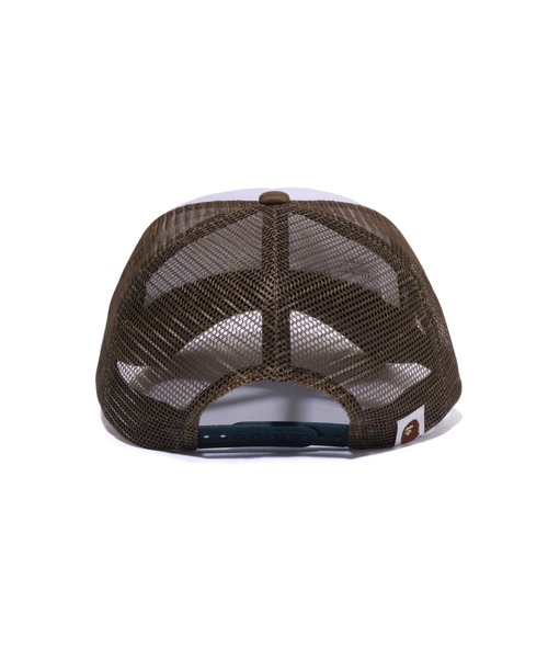 A BATHING APE（アベイシングエイプ） メッシュキャップ FREE レッド