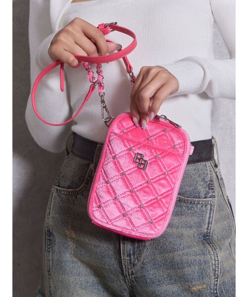 GYDA（ジェイダ） ショルダーバッグ バッグ GGベロア bijou quilting