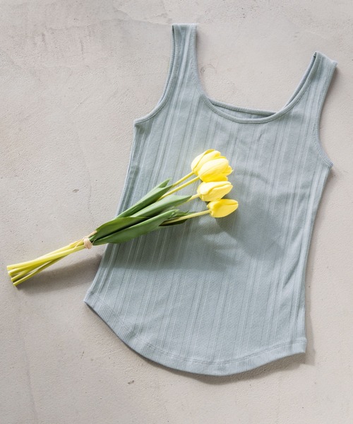 mysty woman（ミスティウーマン） タンクトップ ノースリーブ 2WAY