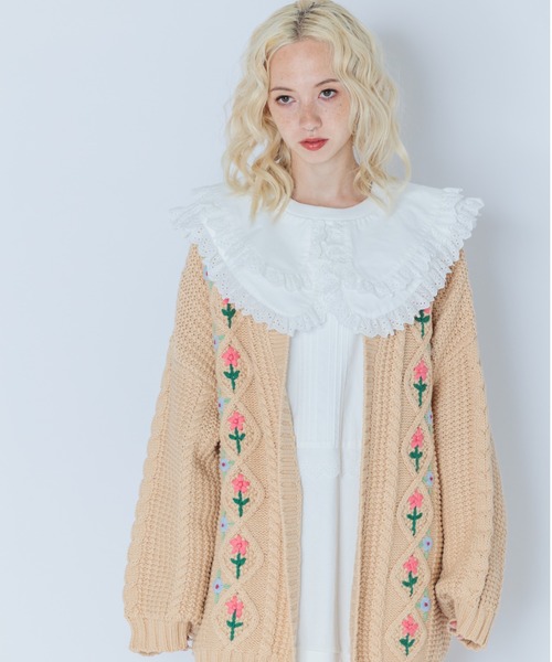 Candy Stripper（キャンディーストリッパー） スウェット FRILL COLLAR 