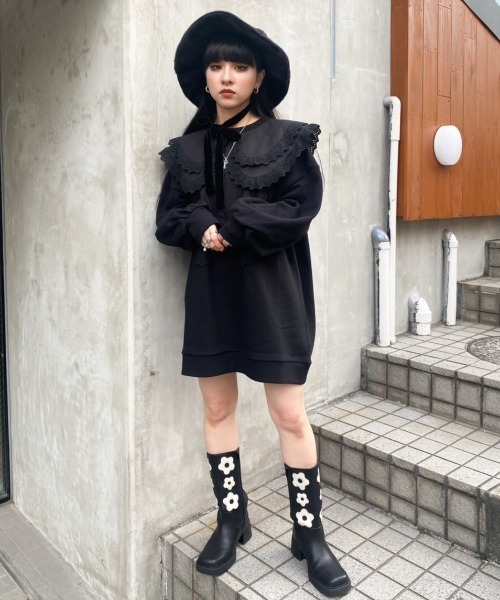 キャンディストリッパー FRILL COLLAR スウェット 新品タグ付き Candy Stripper - キャンディストリッパー FRILL COLLAR スウェット