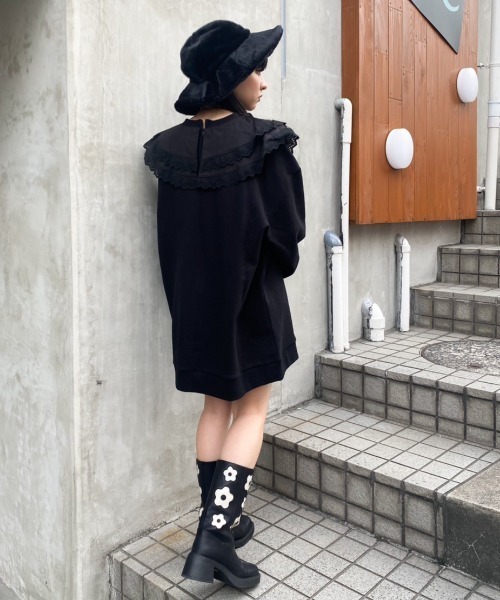 キャンディストリッパー FRILL COLLAR スウェット 新品タグ付き Candy Stripper - キャンディストリッパー FRILL COLLAR スウェット