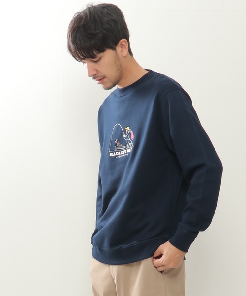 新品》TTT MSW 刺繍 クルー ネック スエット トレーナー 短丈 グレー 楽天市場】ttt（スウェット・トレーナー｜トップス）：メンズ