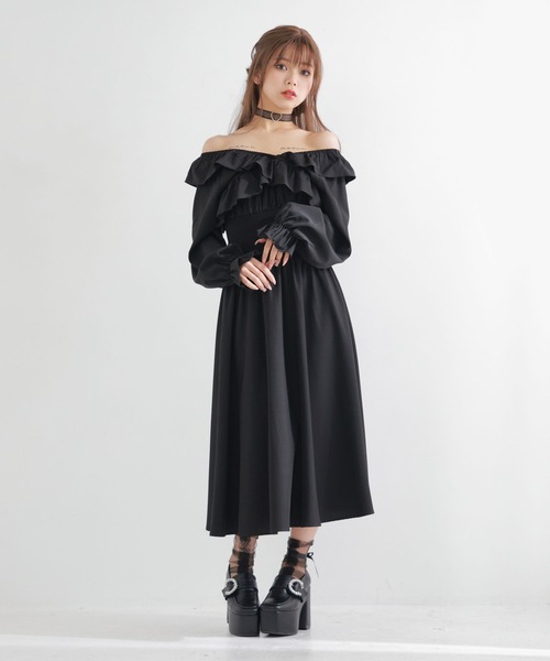 ワンピース lielie ワンピース resort frill onepiece/リゾートフリルワンピース