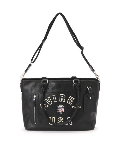 未使用級 アヴィレックス トートバッグ 2way ブルトリミテッドエディション AVIREX トートバッグ VARSITY BULTO LIMITRD EDITION 2WAY TOTE