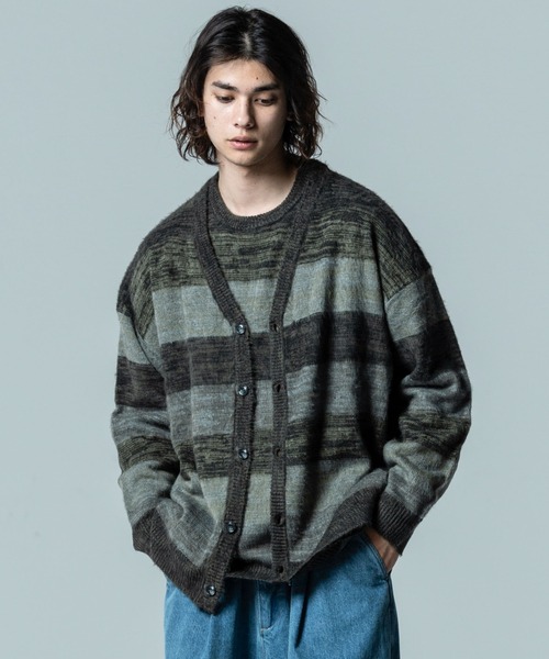 glamb（グラム） セーター ニット Multi Border Pullover Knit 