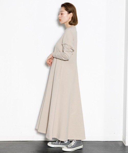 アシシュ　asish スウェットワンピース AMERICAN RAG CIE ワンピース ストレッチスエットロング