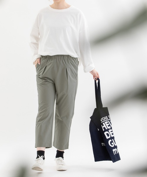 nop de nod（ノップドゥノッド） パンツ ストレッチクロップドパンツ