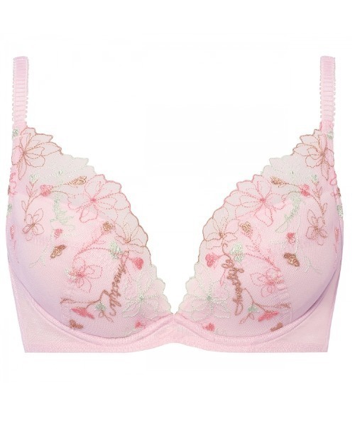 AMOSTYLE（アモスタイル） ブラジャー ショーツセット 「軽やかな花柄