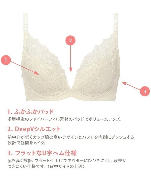 最短翌日お届け 華やかな花柄 プッシュアップブラ&ソング ZOZO限定！ボリュームアップ＆脇高ブラ・ショーツセット