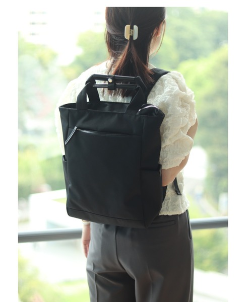 (新品タグ付き) BEAM HEART 2way バックパック A4収納可能 BEAMS HEART デイバック リュック 2WAY シンプルバックパック