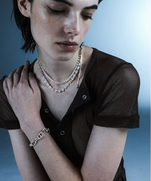 チョーカー 「quip queint」anker chain choker SV / QU039 レディースの画像