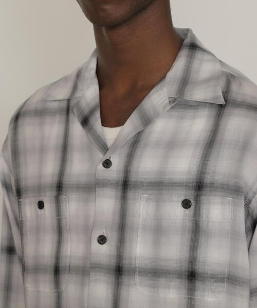 Schott N.Y.C シャツ Schott/ショット/OMBRE CHECK LS SHIRT