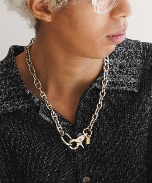 ウォレットチェーン メンズ DISCOVERED×CANNABIS別注 ANCHOR CHAIN 2WAY wallet chain＆necklac｜zozo｜05