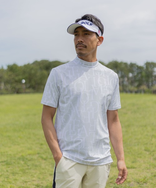 FILA GOLF シャツ 「FILA GOLF/フィラゴルフ」総柄プリント