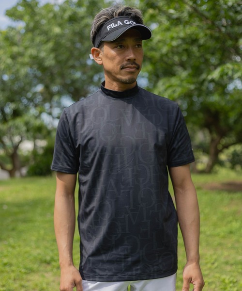 FILA GOLF シャツ 「FILA GOLF/フィラゴルフ」総柄プリント