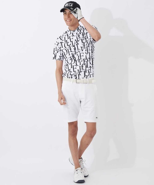 FILA GOLF バンダナ柄 シャツ Lサイズ FILA GOLF 花柄シャツ Lサイズ 青 - メルカリ