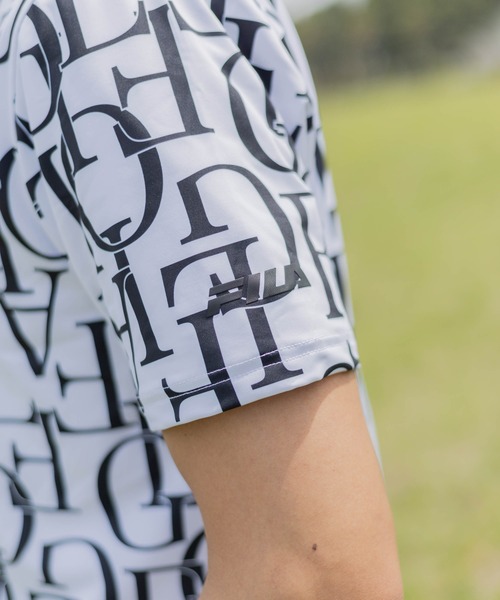 FILA GOLF シャツ 「FILA GOLF/フィラゴルフ」総柄プリント