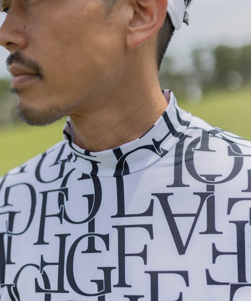 フィラ ゴルフ FILA GOLF FILA GOLF モックネックシャツ （PK） FILA GOLF シャツ 「FILA GOLF/フィラゴルフ」総柄プリント