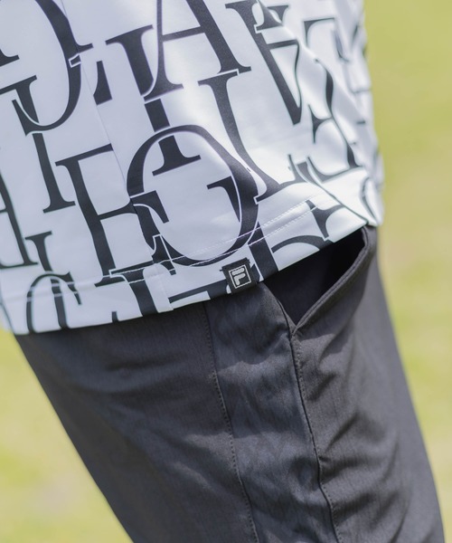 FILA GOLF シャツ 「FILA GOLF/フィラゴルフ」総柄プリント