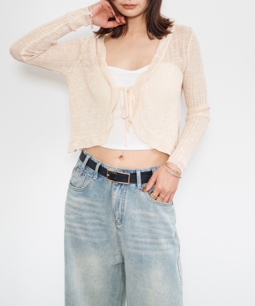 DRWCYS（ドロシーズ） カーディガン フリルシアーカーデ レディース