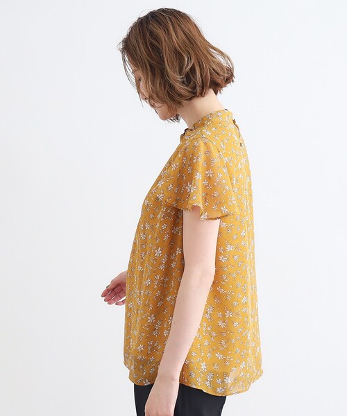 ブラウス シャツ フロントタックフレアスリーブブラウス レディース N.Natural Beauty Basic ブラウス シャツ フロントタックフレア