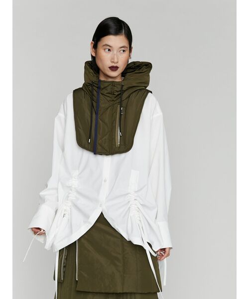 シャツ ブラウス HEM GATHER SH / ヘムギャザーシャツ レディース 