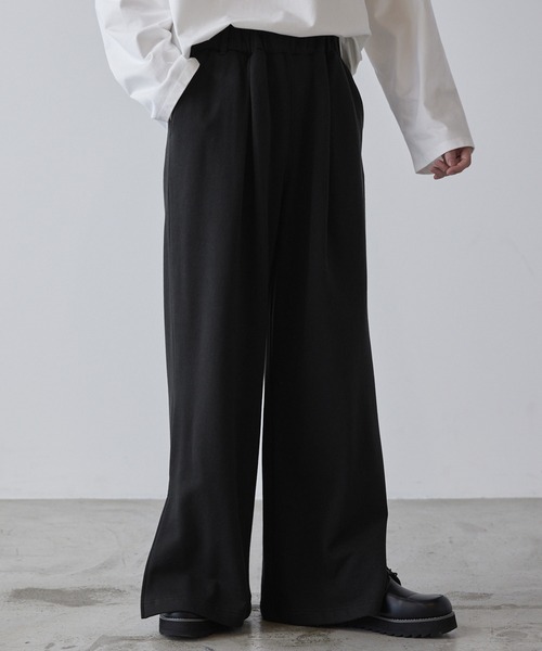 CLEL スウェットパンツ ジャージ 「CLEL」Side Slit Flare Sweat