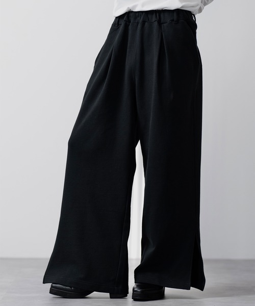 CLEL スウェットパンツ ジャージ 「CLEL」Side Slit Flare Sweat