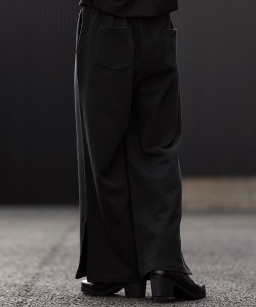 CLEL スウェットパンツ ジャージ 「CLEL」Side Slit Flare Sweat