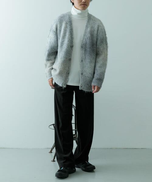 ITEMS URBANRESEARCH カーディガン ウール混スペースダイニット メンズ 