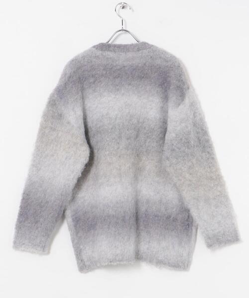 ITEMS URBANRESEARCH カーディガン ウール混スペースダイニット メンズ 