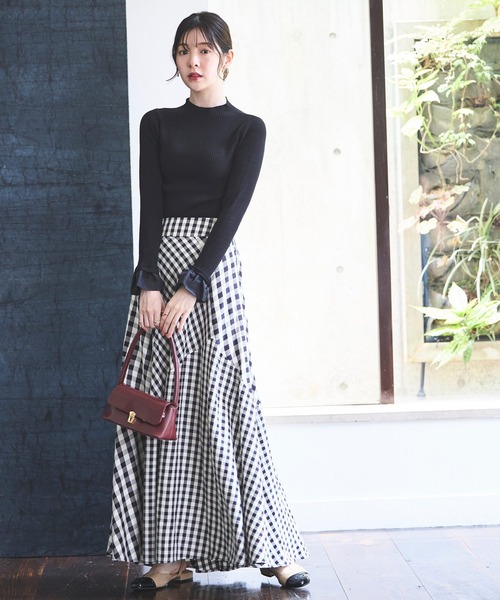 ニット セーター 「洗える」フリルスリーブ ニット レディース RUIRUE BOUTIQUE ニット セーター 洗える ｜ シアー フリル