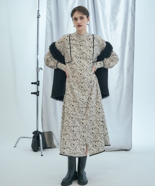 Muel Chic（ミュエルシック） ワンピース Mira leopard one-piece ミラ