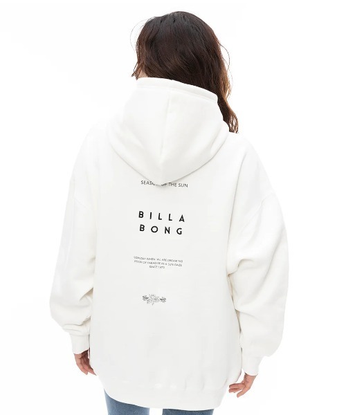 パーカー BILLABONG レディース BIG LOOSE PARKA パーカー 「2024年秋冬モデル」/ビラボンフラワーモチーフデザインプルオー OUTLET】BILLABONG レディース FURBOA HALF ZIP パーカー GEP0