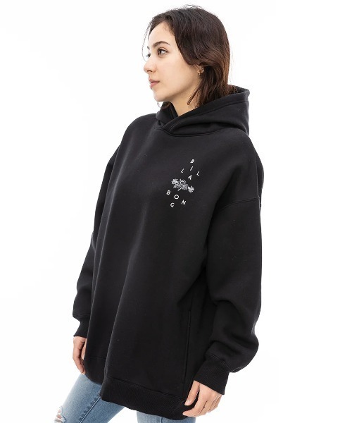 パーカー BILLABONG レディース BIG LOOSE PARKA パーカー 「2024年秋冬モデル」/ビラボンフラワーモチーフデザインプルオー OUTLET】BILLABONG レディース FURBOA HALF ZIP パーカー GEP0