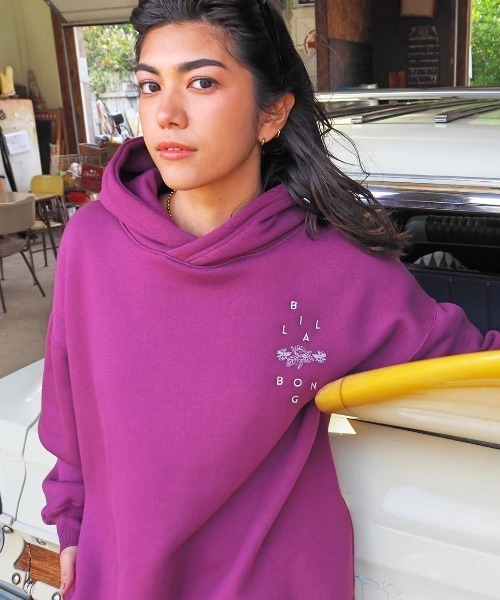 パーカー BILLABONG レディース BIG LOOSE PARKA パーカー 「2024年秋冬モデル」/ビラボンフラワーモチーフデザインプルオー OUTLET】BILLABONG レディース FURBOA HALF ZIP パーカー GEP0