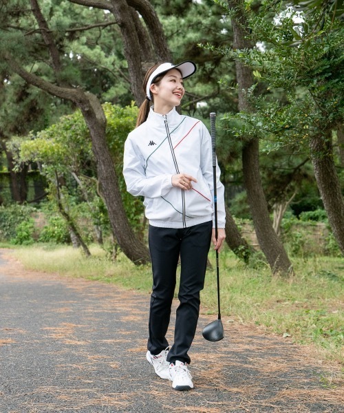 Kappa Golf イタリア Vネックウインドブレーカージャケット レッド Kappa Golf イタリア Vネックウインドブレーカージャケット