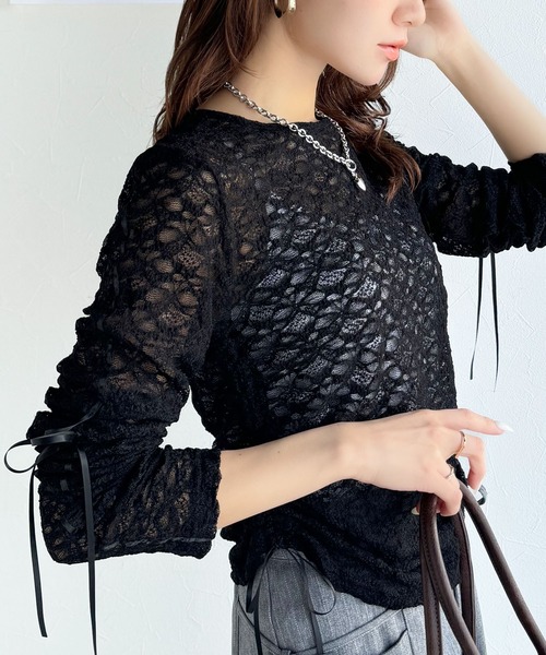 mily bilet tシャツ 「mily bilet」甘さと品を一枚に。視線集まる