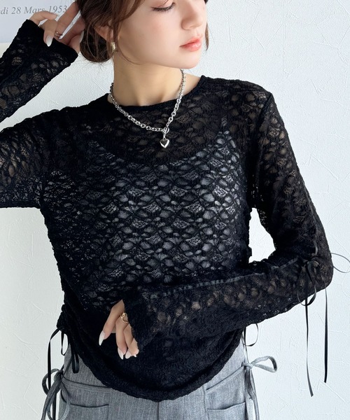 mily bilet tシャツ 「mily bilet」甘さと品を一枚に。視線集まる