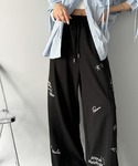 ワイドパンツ スウェットパンツ ジャージ 今季...の詳細画像3