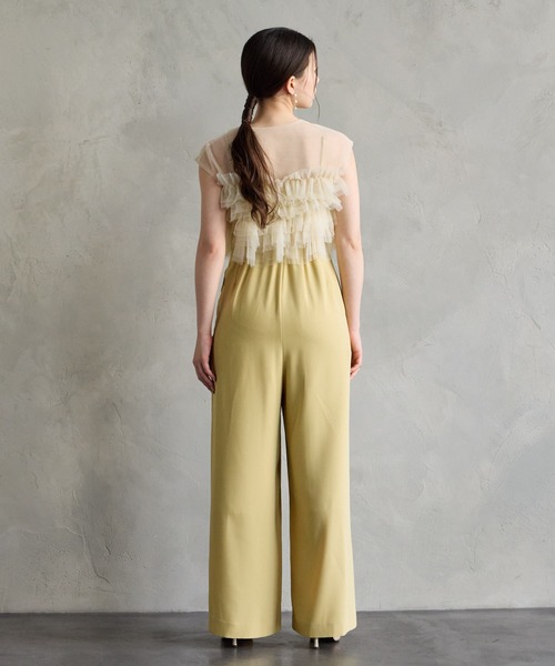 AIMER パンツドレス 「WEB限定」チュールフリルベスト