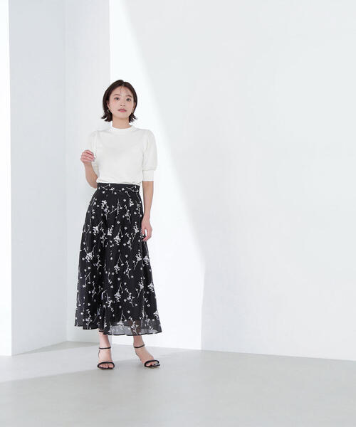 NATURAL BEAUTY BASIC ニット セーター ドッキングシアー