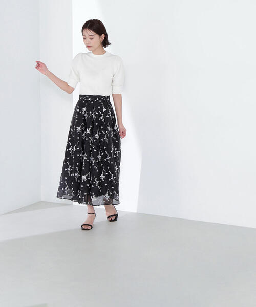 NATURAL BEAUTY BASIC ニット セーター ドッキングシアー